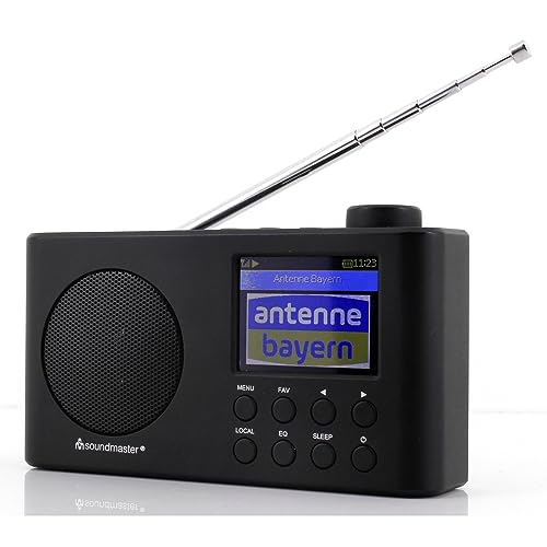 Rádio SOUNDMASTER IR6500SW (Bluetooth - Preto) Soundmaster - Alto-falantes - rádio, soundmaster ir6500sw, bluetooth, preto, música, rádio, potência, design moderno, botão rotativo