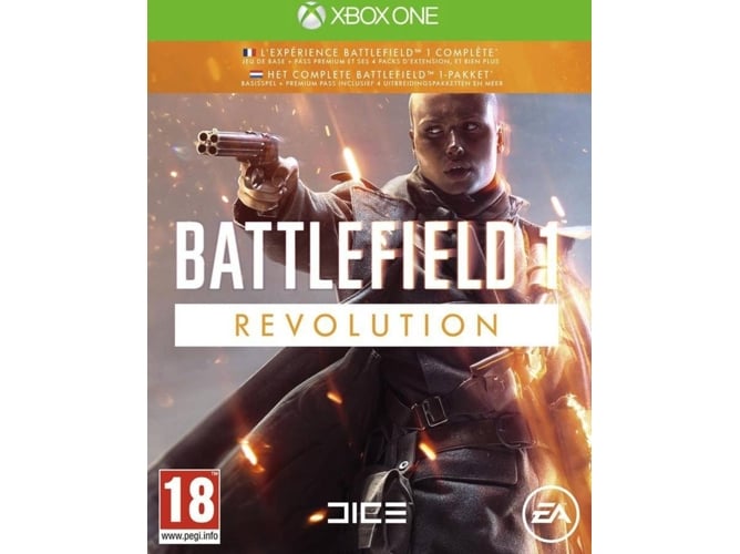 Jogo Eletrónico BATTLEFIELD 1 Revolution Edition (Xbox One) Electronic Arts - Software de jogos de vídeo - jogo eletrónico, battlefield 1, revolution edition, xbox one