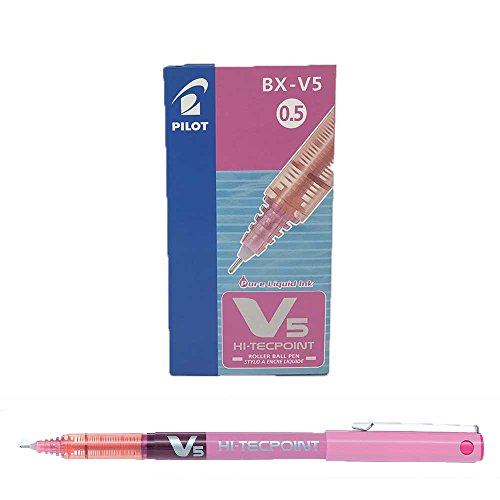 Caneta de Gel PILOT Rollerball V5 Rosa (0.5 mm) Pilot - Canetas - caneta, gel, pilot, rollerball, v5, rosa