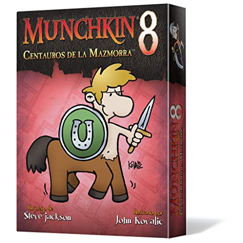 Jogo de tabuleiro EDGE ENTERTAINMENT Munchkin 8 Centauros de la Mazmorra (Idade mínima recomendada: 6 anos) Munchkin 8 - Jogos de tabuleiro - tabuleiro, 6-99 anos, 3-6 jogadores, 112 cartas