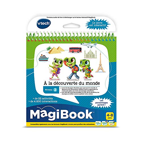 Livro para Crianças VTECH MagiBook (Idade Mínima Recomendada: 4 anos) VTech - Papel de impressora e copiadora - interativo, natureza, animais, 4 anos