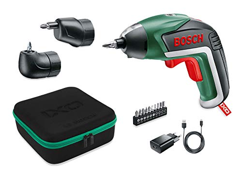 Berbequim BOSCH Ixo V Deluxe + 1 bateria Bosch - Chaves de fenda - bateria, 3h, ião-lítio, preto, verde