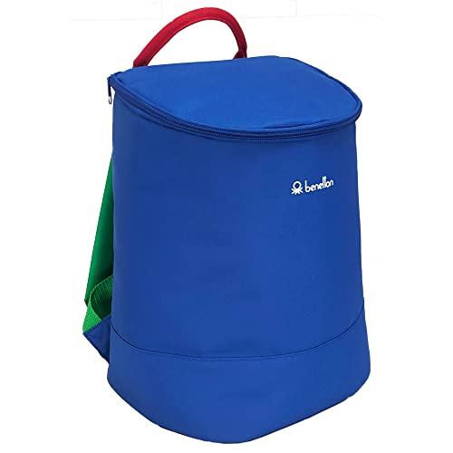 Mochila BENETTON (Preto - Poliéster - 42x30x18 cm) Benetton - Mochilas - isotérmica, 42x30x18 cm, tiras confortáveis