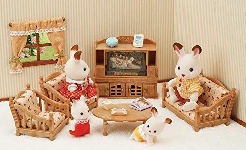 Conjunto de bonecos de brincar SYLVANIAN FAMILIES 5339 SYLVANIAN FAMILIES - Acessórios para bonecas e figuras de ação - móveis, mesa, sofá, televisão