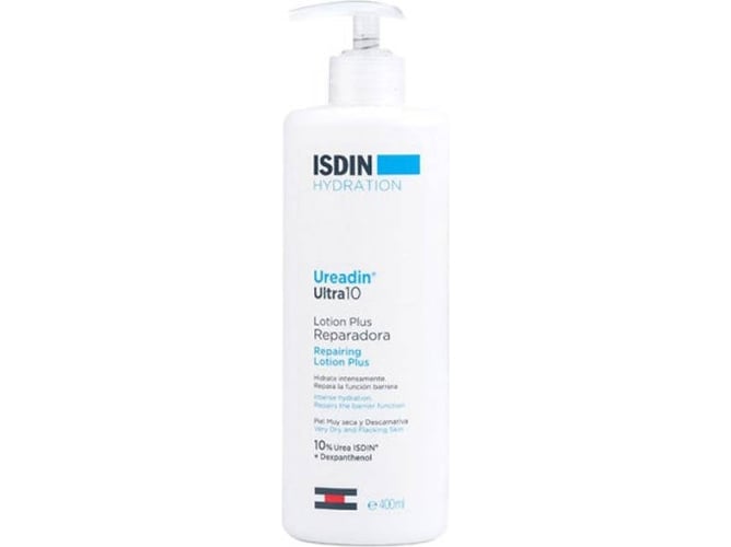 Creme Corporal ISDIN Ureadin 10 Loção Hidratante com Ureia 10% (400 ml) Isdin - Loção e hidratante - hidratante, ureia 10%, 400 ml