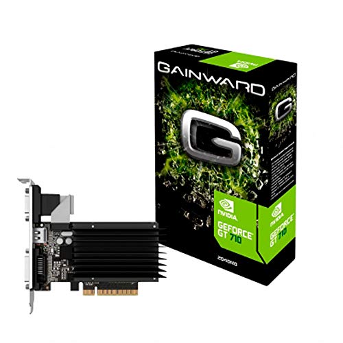 Placa de Vídeo GAINWARD GeForce GT 710 (NVIDIA - 2 GB DDR3) Gainward - Placas e adaptadores de vídeo - nvidia, 2 gb ddr3, 954 mhz, 4096x2160