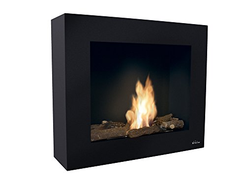 Lareira Eléctrica BESTBIO (Preto - 10.5x30x35 cm) PURLINE - Lareiras - preto, aço inoxidável, 10.5x30x35 cm