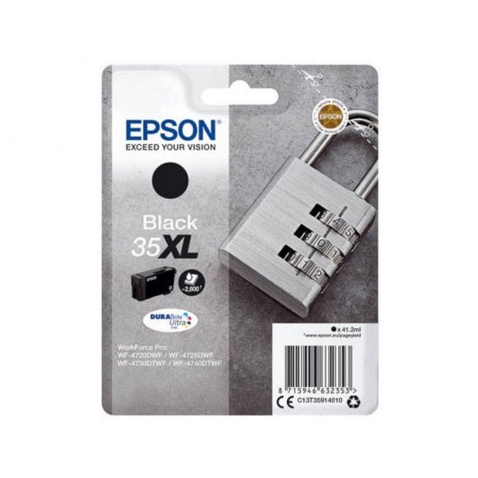 Tinteiro EPSON T3591XL Preto (C13T35914020) Epson - Cartuchos de toner e jato de tinta - preto, epson, wf-4720d, wf-4740dtw, wf-4745dtw