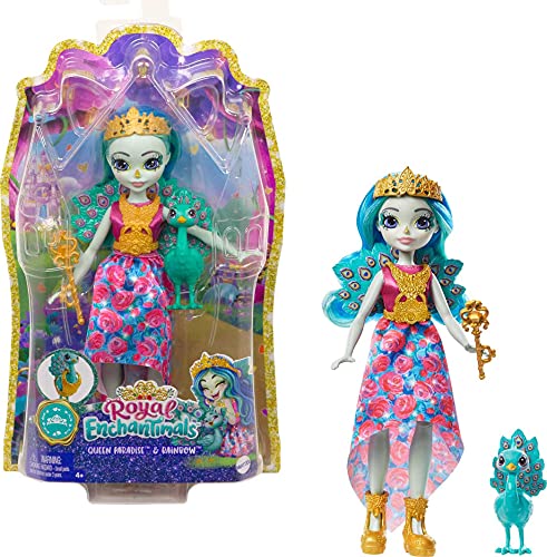 Boneca MATTEL Enchantimals Royal Rainha do Paraiso e Arco-Íris Mattel - Brinquedos - boneca, mattel, enchantimals, rainha do paraíso, arco-íris