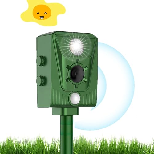 Repelente Solar Ultrassônico para Animais com Led Intermittent Seven365 - Repelentes - repelente solar, ultrassónico, animais, led
