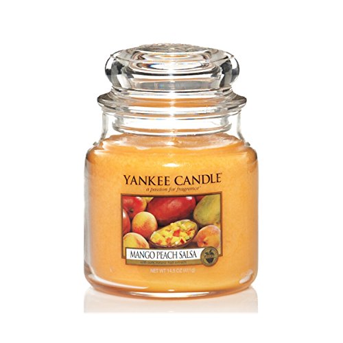 Candeeiro de Mesa YANKEE CANDLE Medium Mango & Peach YANKEE CANDLE - Velas - perfumado, 75 horas, atmosfera relaxante