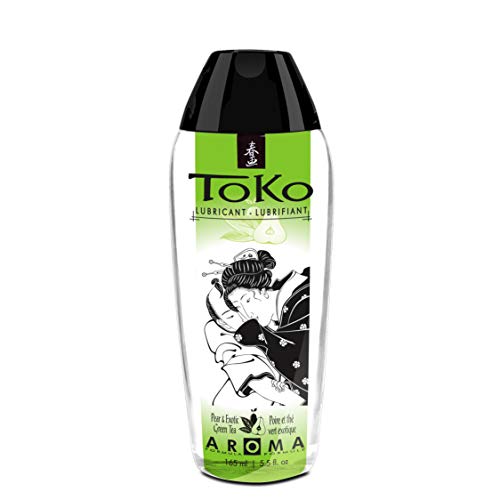 Lubrificante TOKO Shunga Green Tea & Pera (165 ml) Shunga - Cuidados pessoais - lubrificante, shunga, green tea, pear, sensação, naturais