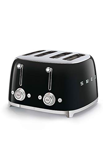 Torradeira Smeag 4Folhas (Pequeno Almoço) Smeg - Torradeiras - 4 fatias, controlo automático, 6 posições, bloqueio para crianças