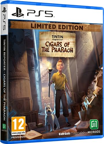 Jogo PS5 Tintin Reporter - Los Cigarros Del Faraon (Edição Limitada) MERIDIEM - Software de jogos de vídeo - ps5, jogo, aventura, investigação, rpg, tintin