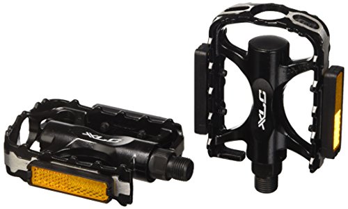 Pedais para Bicicleta XLC PD-M02 | Preto (Ciclismo) Comet - Peças da transmissão da bicicleta - preto, alumínio, 130 mm, 250 g