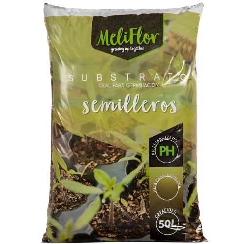Sustrato MELIFLOR Meliflor (50 L - Substrato) Meliflor - Adubos - 50 L, pH 4.5-6.5, temperatura 15-35°C, humidade 70%