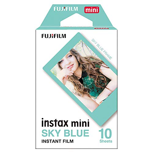 Recarga de Papel Fotográfico FUJIFILM Instax Mini Azul 20 Folhas Fujifilm - Filme de câmera - fujifilm, instax mini, 20 folhas, papel fotográfico