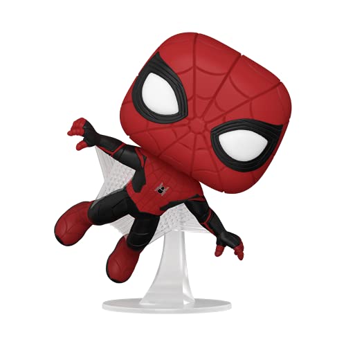 Funko Pop! Marvel: Spiderman- Upgraded Suit Funko - Brinquedos - vinil, 11 cm, spider-man, marvel