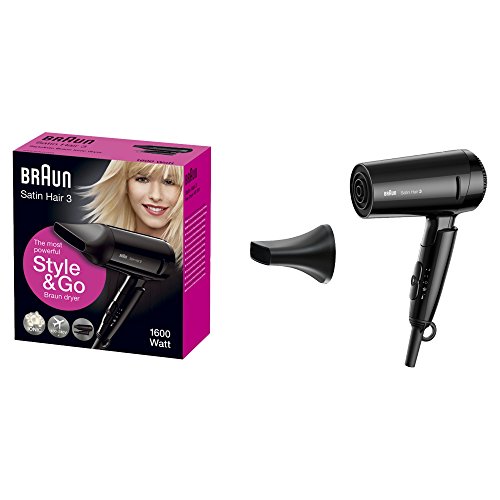 Secador de Cabelo BRAUN HD 350 (1600 W - 2 níveis de temperatura) Braun - Secadores de cabelo - 1600 W, 2 temperaturas, Braun