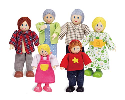 Brinquedo HAPE Wooden House (3 anos) HAPE - Bonecas - família, 3 anos, madeira