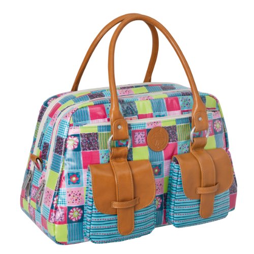 Mala de Maternidade LÄSSIG Vintage Metro Flower Lässig - Sacolas de fraldas - elegante, design moderno, acessórios, portátil