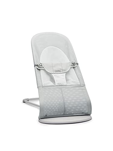 Baloiço de Balanço Baby Björn Cinzento Claro e Branco BabyBjörn - Brinquedos para bebês e equipamentos de atividades - baloiço, ergonômico, cinzento claro, branco