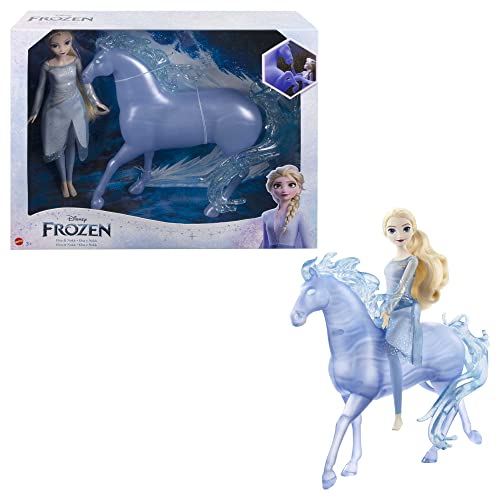 Boneco de brincar Disney Frozen Elsa e Nokk Mattel - Bonecas - disney frozen, Elsa, nokk, articulada, 35 cm