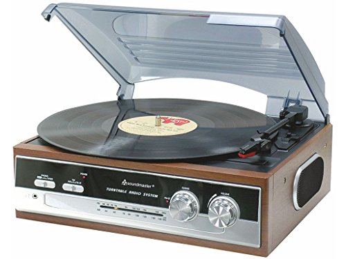 Gira-Discos SOUNDMASTER PL-186 (Automático - Velocidade: 33 1/3 - 45 - 78) Soundmaster - Áudio - automático, 33 1/3, 45, '78