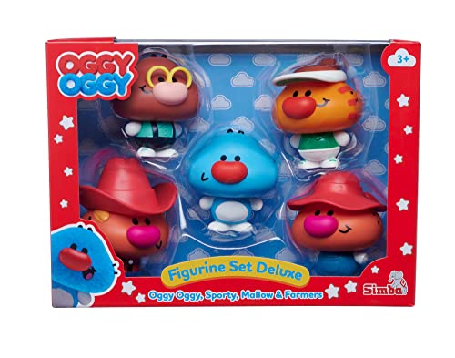 Boneco SIMBA TOYS Oggy Oggy Set 5 Figures SIMBA - Brinquedos - oggy, 5 figuras, movimentos especiais
