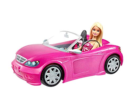 BARBIE: Carro Desportivo (Idade Mínima Recomendada: 3 anos) Mattel - Brinquedos - carro desportivo, 3 anos, capota que abre, barbie