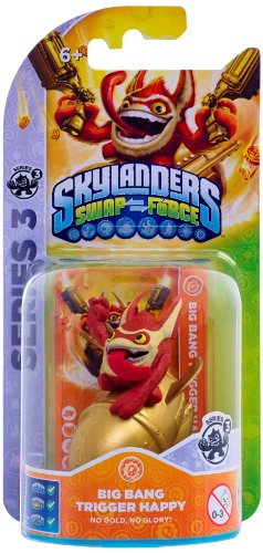 Figuras de Ação SKYLANDERS Big Bang Trigger Happy (Idade Mínima Recomendada: 6 anos) ACTIVISION - Brinquedos - figura, ação, skylanders, big bang trigger happy, idade mínima recomendada