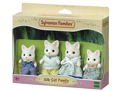 Boneca SILK CATS Silk Cat Family Mini (Idade Mínima Recomendada: 3 anos) SYLVANIAN FAMILIES - Bonecas - boneca, silk cats, família mini, idade mínima 3 anos