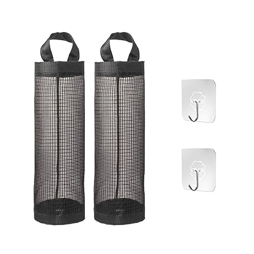 Suporte TAFACE 2 Bolsas Plástico (Plástico - 25 x 15 cm) TAFACE - Sacolas de lixo - plástico, preto, 25 x 15 cm, 2 bolsas