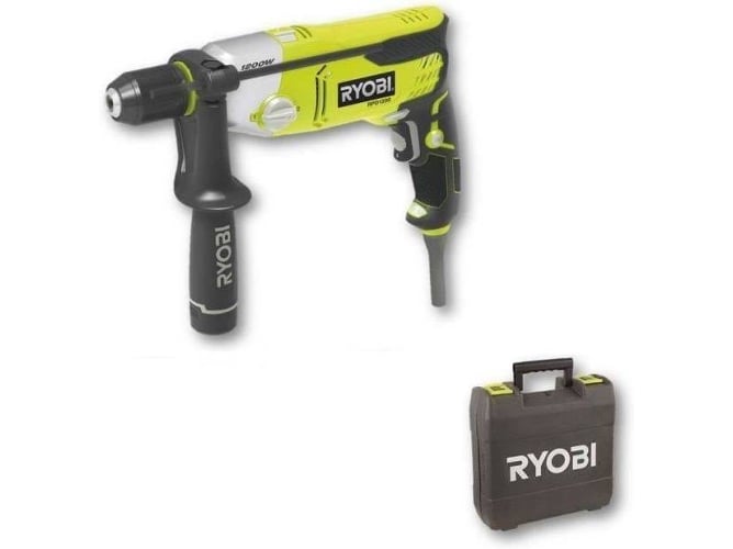 Berbequim de Percussão RYOBI RPD1200K (1200 W) Ryobi - Berbequins elétricos portáteis - 1200 W, percussão