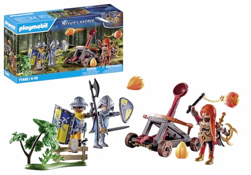 Playmobil Novelmore 71485 Emboscada na Estrada PLAYMOBIL - Brinquedos - bandidos, cavaleiros, pyralia, disparador