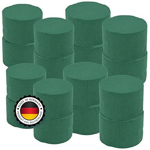 Eles Conjunto de Cilindro de Espuma Floral Floral de 16 Peças ELES VIDA - Formas e bases de artesanato - conjunto, 16 peças, espuma floral, verde, decoração