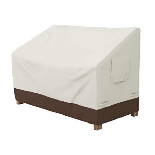 Capa Protetora de Banco AMZBASICS-00003 (Castanho - Algodão) Amazon - Capas para móveis de exterior - polipropileno, resistente, durável, fácil de limpar
