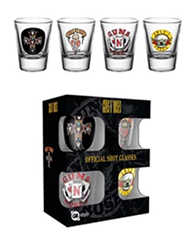 Copos de Chá Gb Eye Ltd Guns Et Roses Mix 20 Ml Guns N Roses - Copos e canecas - 20 ml, vidro, durável, elegante