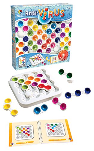 Jogo Didático SMART Anti-virus (Idade Mínima Recomendada: 6 anos) Smart Games - Quebra-cabeças - jogo didático, anti-virus, 6 anos, lógica, tabuleiro