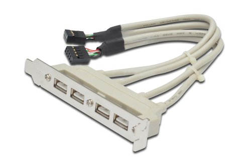 Adaptador ASSMANN ELECTRONIC AK-300304-002-E Digitus - Cabos de armazenamento e transferência de dados - usb a, IDC, 10-pin, 0.25m