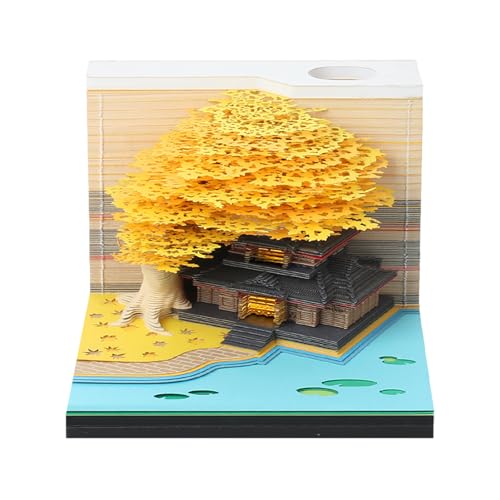 Calendário de Secretária 3D com Luzes - Casa do Árvore Firulab - Calendários, organizadores e planejadores - calendário, secretária, luzes, casa árvore