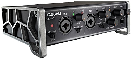 Tascam Us-2X2 Interface de Áudio e Midi Usb Tascam - Áudio - interface áudio, midi usb, 2 canais entrada, phantom power, 96khz 24bits