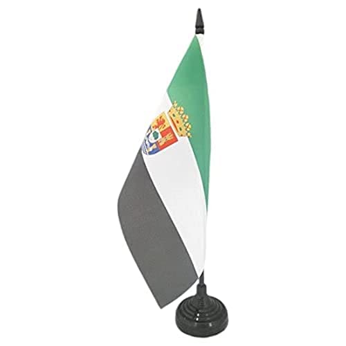Bandeirola de mesa Az Flag Bandeira de mesa de Extremadura 21x14cm AZ FLAG - Bandeiras e cataventos - bandeira, mesa, extremadura, 21x14cm