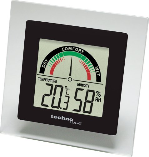 Estação meteorológica TECHNOLINE WS 9415 Technoline - Previsores do tempo e estações - visor lcd, memória minimo, máximo, conforto interior, humidade ideal