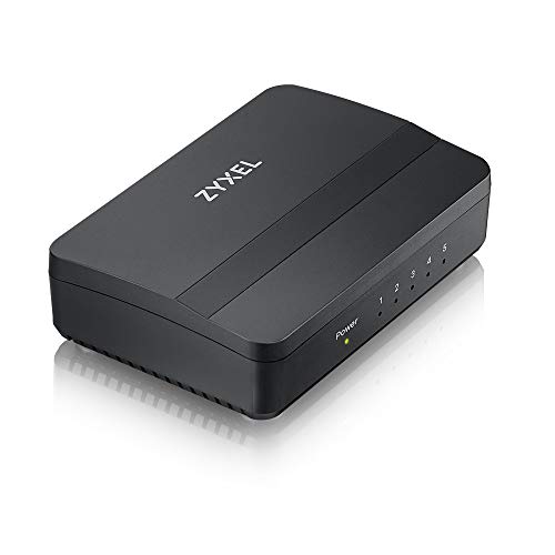 Switch ZYXEL GS-105SV2 L3 10/100/1000 Zyxel - Concentradores e comutadores - l3, 10/100/1000