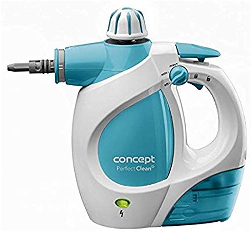 Máquina de Limpeza a Vapor Concept CP1010 | Branco (Aspiração e limpeza) Concept - Aspiradores de pó e a vapor - 0,4 l, 1200 W, 3 bar, escova incluída