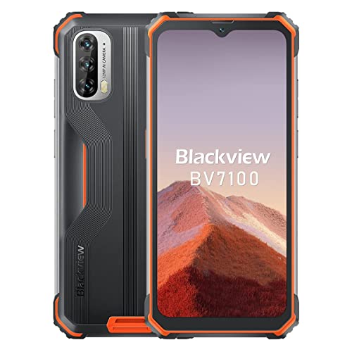 Smartphone BLACKVIEW BV7100 (6.58'' - 6 GB - 128 GB - Laranja) BLACKVIEW - Telemóveis - android 12, 1080x2408, 6 GB RAM, 128 GB, 13000 mAh