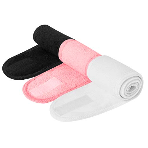 Toalha de Cabeça FRCOLOR 3Pcs Spa Facial FRCOLOR - Faixas de cabelo - spa, facial, 3pcs
