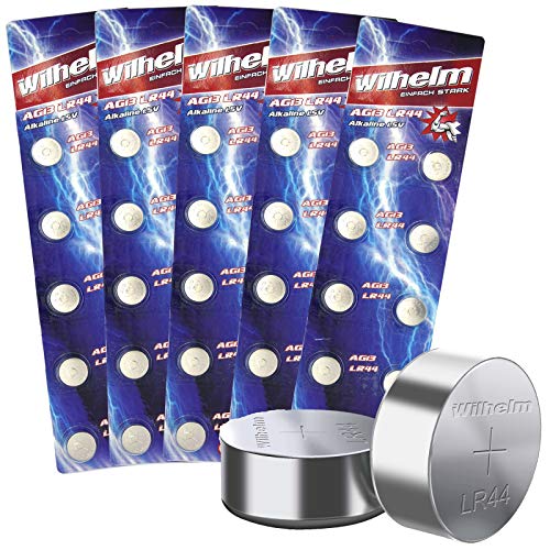 Pilhas WILHELM AG13/147/LR44/SR44W/357/LR1154/V13GA Wilhelm - Baterias - baterias, litio, ag13, 147, lr44, sr44w, 357, lr1154, v13ga