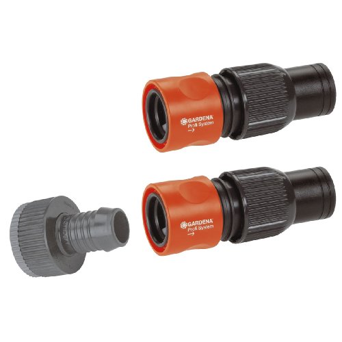 Conector para Mangueira de Água GARDENA 1505-23 Gardena - Acessórios e válvulas para mangueira de jardim - preto, pvc, conector